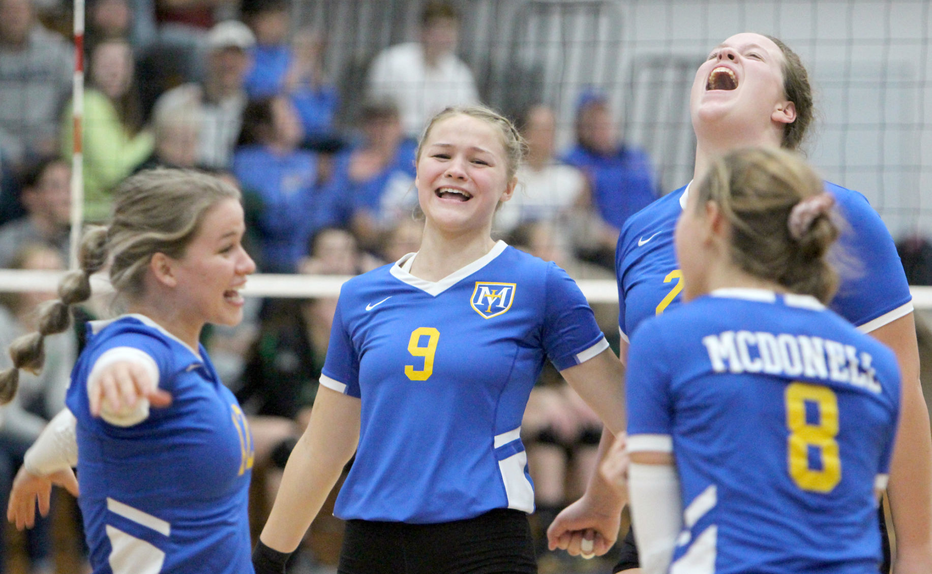 Eau Claire Immanuel Lutheran at McDonell volleyball 10-26-19